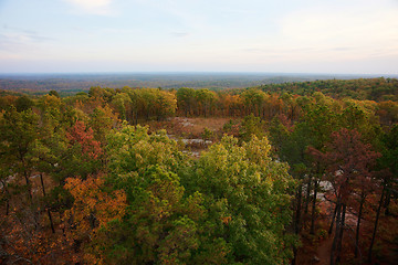 Image showing ozarks forest in fall