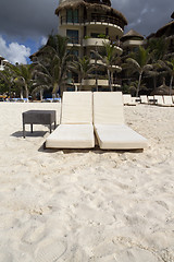 Image showing Beach Chairs