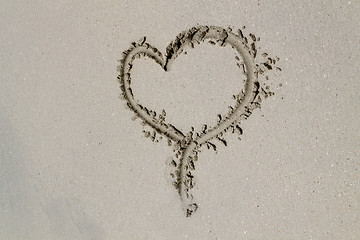 Image showing Sand Heart