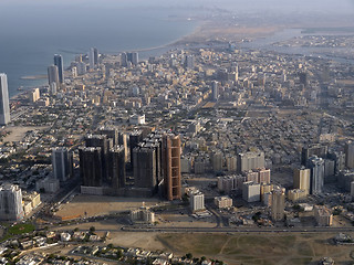 Image showing Dubai aerial view