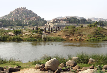 Image showing around Tungabhadra River river