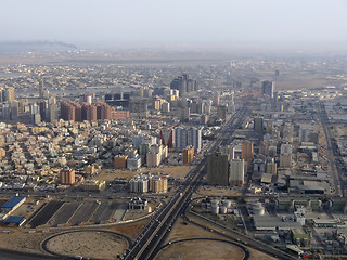 Image showing Dubai aerial view