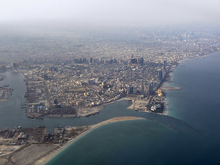 Image showing Dubai aerial view