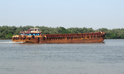 Image showing rusty boat