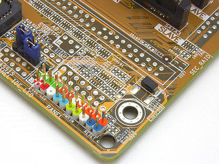 Image showing Close-up mother board