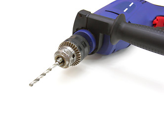 Image showing the electric drill on white background with clipping path