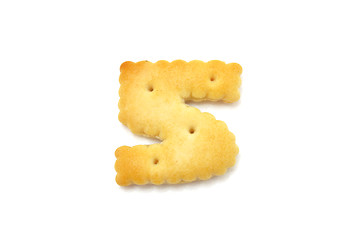 Image showing Yellow cookies in the form of figures 