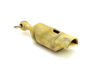 Image showing Simple plastic whistle