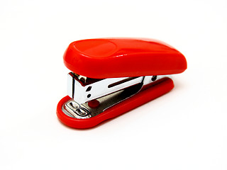 Image showing The red stapler 