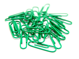 Image showing Color paper clips 