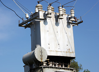 Image showing The electric transformer