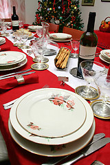 Image showing Christmas Dining Table