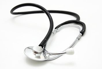 Image showing stethoscope isolated over a white background. 