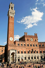 Image showing Siena Public Palace (Palazzo Pubblico) Tuscany,Italy