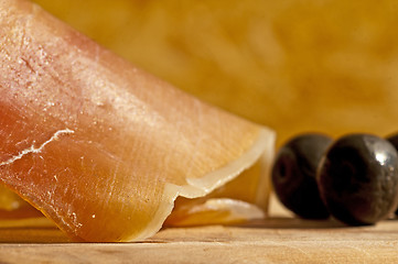 Image showing Jamon Serrano, ham of Spain