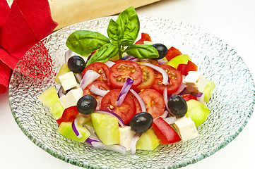 Image showing greek salad