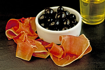 Image showing Jamon Serrano, ham of Spain