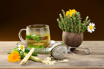 Image showing Herbal tea.