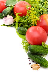 Image showing Assorted vegetables and spices.