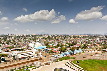 Image showing Aerial view of Addis Ababa