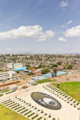 Image showing Aerial view of Addis Ababa