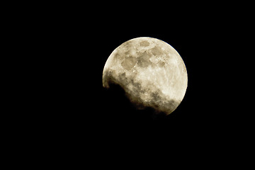 Image showing Bitten moon
