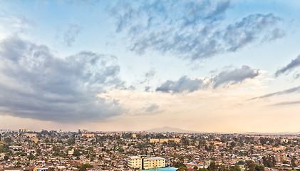Image showing Aerial view of Addis Ababa