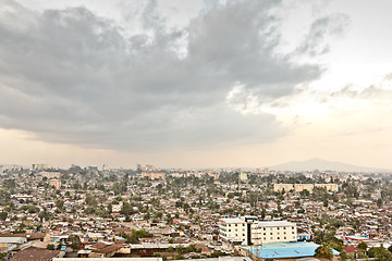 Image showing Aerial view of Addis Ababa