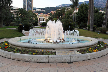 Image showing Monaco fountain