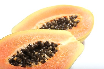 Image showing isolated papayas