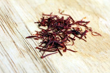 Image showing plain saffron threads