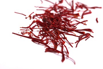 Image showing isolated saffron threads