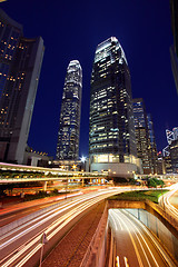 Image showing Hong Kong at night