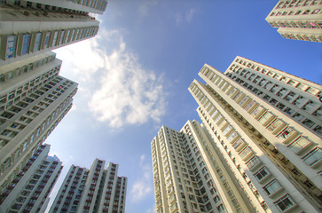 Image showing Hong Kong public housing in HDR