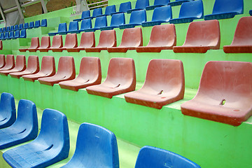 Image showing Stadium chairs