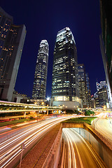 Image showing Hong Kong at night