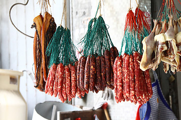 Image showing Chinese traditional sausages