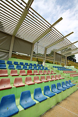 Image showing Stadium chairs