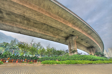 Image showing Highway in Hong Kong, HDR image.