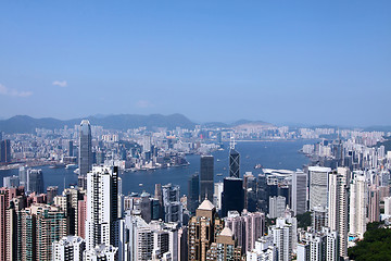 Image showing Typical scene of Hong Kong city