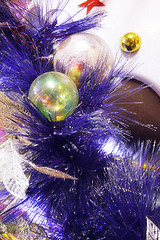 Image showing Christmas decorations background