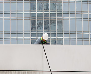 Image showing Construction worker of office