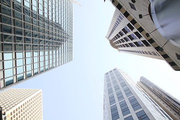 Image showing Office buildings in modern city