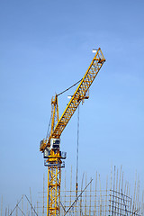 Image showing Construction cranes