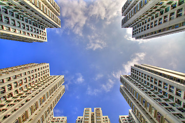 Image showing Hong Kong public housing in HDR