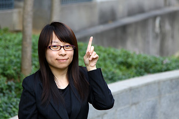 Image showing Smart asian businesswoman