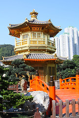 Image showing The Pavilion of Absolute Perfection in the Nan Lian Garden 