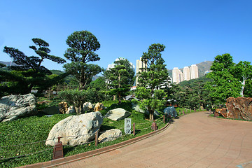 Image showing Chinese style garden