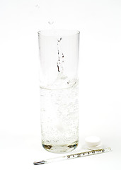 Image showing Glass water