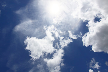 Image showing Blue sky background